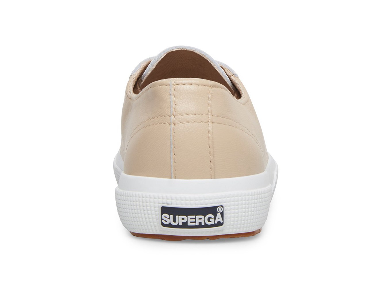 Superga Sneakers Womens - 2750 Naplngcotu Leather - Beige - JQXYM8791